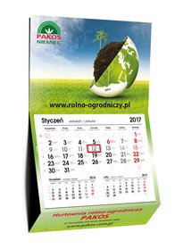 Sansart kalendarz jednodzielny płaski
